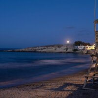 Grécko - Kréta - Hersonissos-večerná pláž