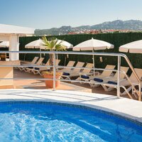 Hotel Royal Beach - bazén s jacuzzi na streche - letecký zájazd CK Turancar, Španielsko, Lloret de Mar