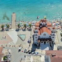 Letecký zájazd CK Turancar-Paralia-Olympic beach-panoráma