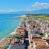 Letecký zájazd CK Turancar-Paralia-Olympic beach-panoráma