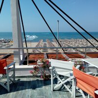 Diamma resort - bar na pláži - letecký zájazd CK Turancar - Albánsko, Durres