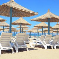 Diamma Resort - pláž - Albánsko Durres - letecký zájazd CK Turancar