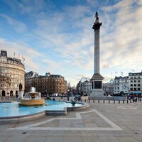 CK Turancar, autobusový poznávací zájazd, Londýn, Trafalgar square