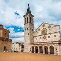 Autobusový poznávací zájazd, Taliansko, Umbria, Spoleto, katedrála 