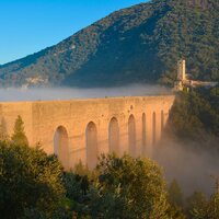 Autobusový poznávací zájazd, Taliansko, Umbria, Spoleto, Ponte delle Torri
