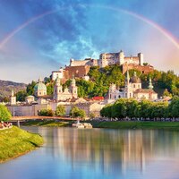 CK Turancar, autobusový poznávací zájazd, Mníchov a Salzburg, rieka Salzach