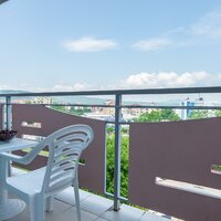 Hotel Belitsa -  balkon, letecký a  autokarový zájazd CK Turancar - Bulharsko stredisko  Primorsko