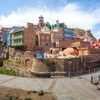 CK Turancar, Letecký poznávací zájazd, Gruzínsko, Tbilisi, kúpelná štvrť Abanotubani