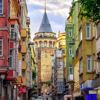 CK Turancar, Letecký poznávací zájazd, Turecko, Istanbul, panoráma mesta a veža Galata