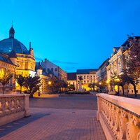 CK Turancar, autobusový poznávací zájazd, Maďarsko, Miškolvec - centrum mesta 
