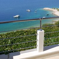 Apartmány Mateo - pohľad z balkóna - Chorvátsko Omiš Nemira - autobusový zájazd CK Turancar