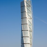 CK Turancar, autobusový poznávací zájazd, Škandinávsky okruh, Švédsko, Malmo, Turning Torso mrakodrap