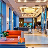 Hotel Porto Platanias beach-Kréta-Platanias-letecký zájazd CK Turancar-recepcia