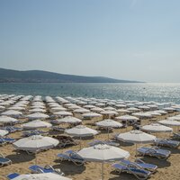 Hotel Melia Sunny Beach - pláž - letecký zájazd Ck Turancar - Bulharsko