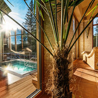 Hotel Družba - výhľad z wellnessu - indivudálny zájazd CKTurancar - Slovensko, Demänovská Dolina