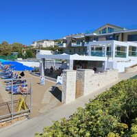 Hotel Rethymno Mare - plážový bar - letecká doprava CK Turancar - Kréta, Skaleta