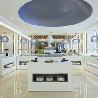 Hotel Mythos Palace Resort-reštaurácia-letecký zájazd CK Turancar-Kréta-Georgioupolis Kournas