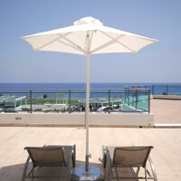 Hotel  Apollo Blue - výhľad z terasy hotela - letecký zájazd CK Turancar (Rodos, Kiotari)