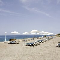 Hotel Paradise Village - pláž  - letecký zájazd CK Turancar (Rodos, Kallithea)