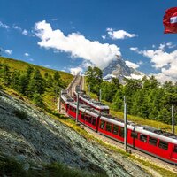 Autobusový poznávací zájazd, Švajčiarsko, železnica Zermatt