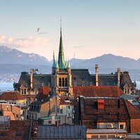 Autobusový poznávací zájazd, Švajčiarsky okruh, katedrála v Lausanne
