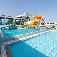 Hotel Virginia - bazén s tobogánom - letecký zájazd CK Turancar (Rodos, Kallithea)