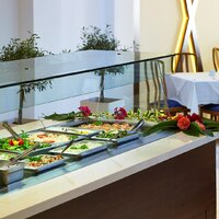 Hotel Elefteria-bufet-letecký zájazd CK Turancar-Kréta-Agia Marina