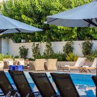 Hotel Theartemis Palace - bazén - letecký zájazd CK Turancar - Kréta, Rethymno