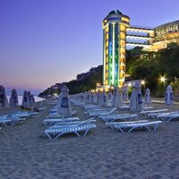 Hotel Paradise Beach - pláž, Bulharsko - Sveti Vlas letecký a autokarový zájazd s CK Turancar 