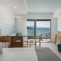 Hotel Arina Beach- letecký záber -letecký zájazd CK Turancar-Kréta-Agia Marina