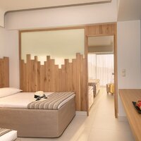 Hotel Arina Beach- letecký záber -letecký zájazd CK Turancar-Kréta-Agia Marina