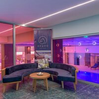 Hotel Arina Beach- letecký záber -letecký zájazd CK Turancar-Kréta-Agia Marina