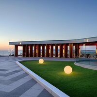 Hotel Arina Beach- letecký záber -letecký zájazd CK Turancar-Kréta-Agia Marina