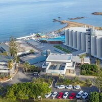 Hotel Arina Beach- letecký záber -letecký zájazd CK Turancar-Kréta-Agia Marina