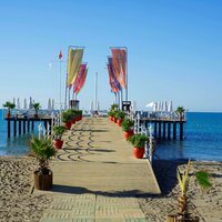 Limak Arcadia Resort - pláž - letecký zájazd CK Turancar - Turecko, Belek 