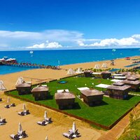 Von Resort Golden Coast - pláž - letecký zájazd CK Turancar - Turecko, Colakli