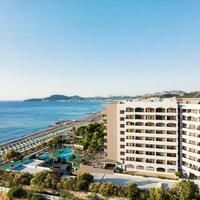 Hotel Esperos Mare - pláž - letecký zájazd CK Turancar (Rodos, Faliraki)