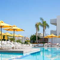 Hotel Esperos Palace - pláž - letecký zájazd CK Turancar (Rodos, Faliraki)