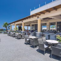 Kouros Palace hotel -  hlavný bar s terasou - letecky zájazd CK TURANCAR Kos Mastichari