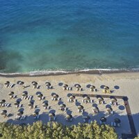 hotel Atantica beach - pláž - letecký zájazd CK Turancar - Kos, Kardamena