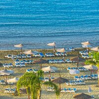 St.Raphael Resort - pláž - letecký zájazd CK Turancar - Cyprus, Limassol