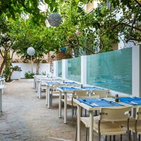 Hotel Dimitrios Beach - reštaurácia - letecký zájazd CK Turancar - Kréta, Rethymno
