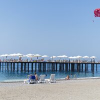 Raymar Resort & Aqua - pláž - letecký zájazd CK Turancar - Turecko, Cengerköy