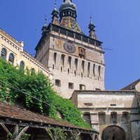 CK Turancar, autobusový poznávací zájazd, Rumunsko - Sedmohradsko a Transylvánia, Sighisoara, orloj