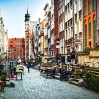 CK Turancar, autobusový poznávací zájazd, Poľsko, Gdansk - Mariacka ulica