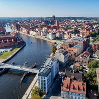 CK Turancar, autobusový poznávací zájazd, Poľsko, Gdansk - panoráma mesta