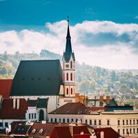 CK Turancar, autobusový poznávací zájazd, Česká republika, Český Krumlov - kostol sv. Víta