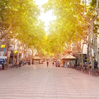 CK Turancar, Letecký poznávací zájazd, Španielsko, Barcelona, ulica La Rambla