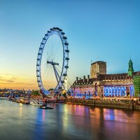 CK Turancar, Letecký poznávací zájazd,  Veľká Británia, Londýn, London Eye