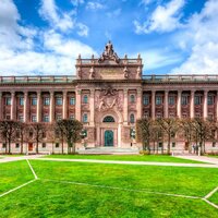 CK Turancar, Letecký poznávací zájazd, Švédsko, Štokholm, parlament Riksdag